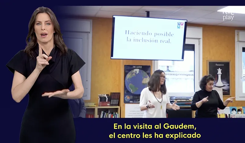 RTVE muestra el modelo inclusivo del Colegio Gaudem